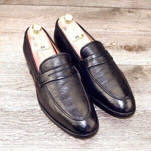 $895 GRAVATI Richards Westport 10 M Genuine PECCARY Black 19037 * add $15 Trees